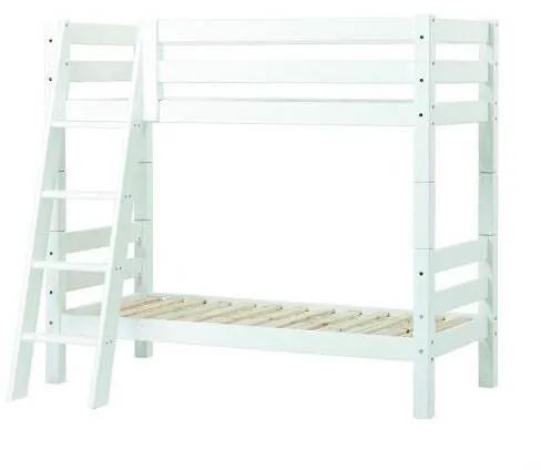 Hoppekids ECO Luxury køjeseng med skrå stige - 120x200