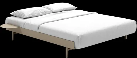 MOEBE Bed Sengeramme 90-180 cm Sand